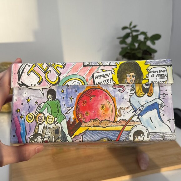 Jeffrey Campbell Shoe Box 2026 Women Unite Illustrated Comic **just the box** - Picture 2 of 4
